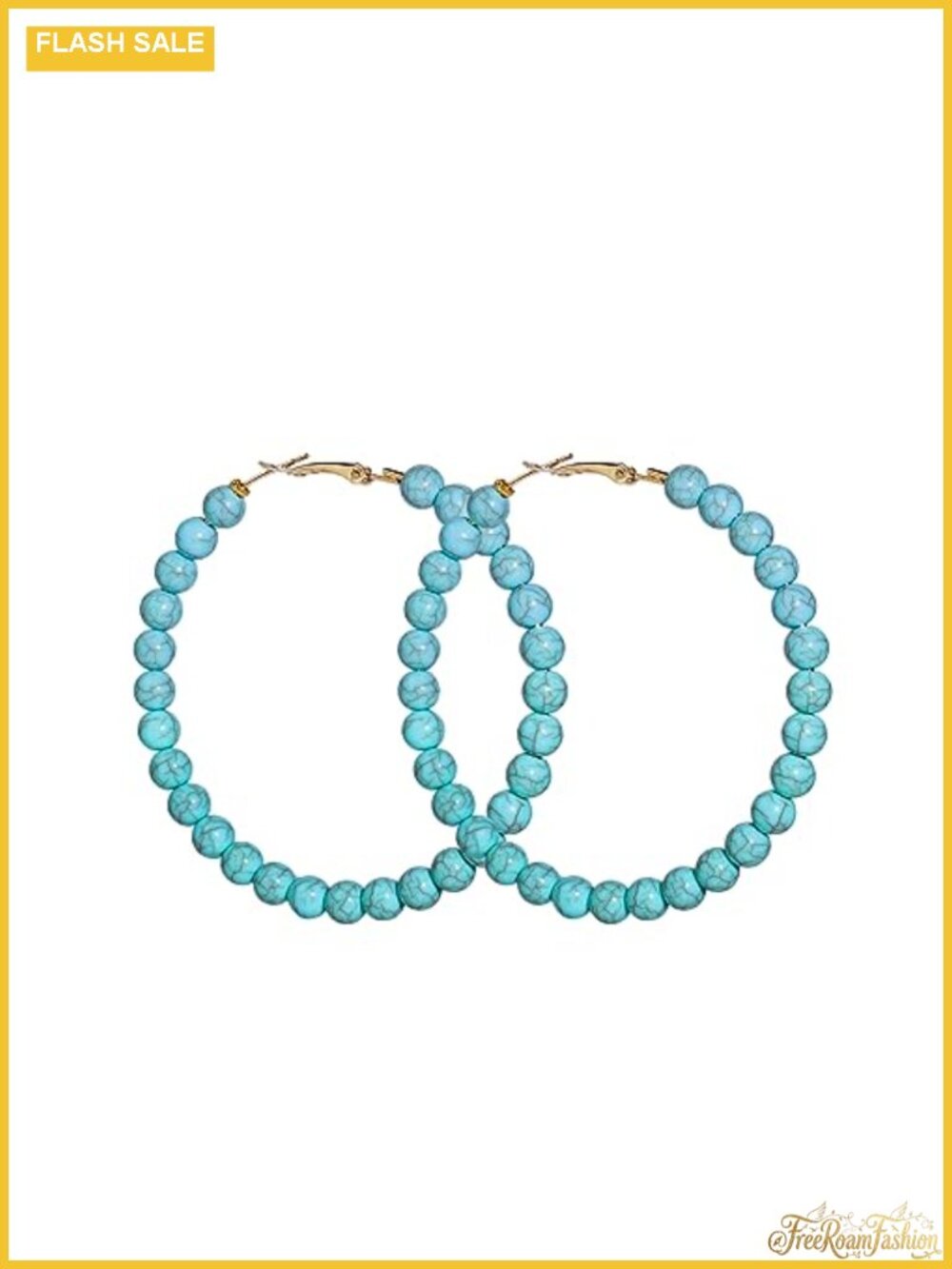 Boho Turquoise Alloy Drop Dangle Earrings Statement Jewelry for Women